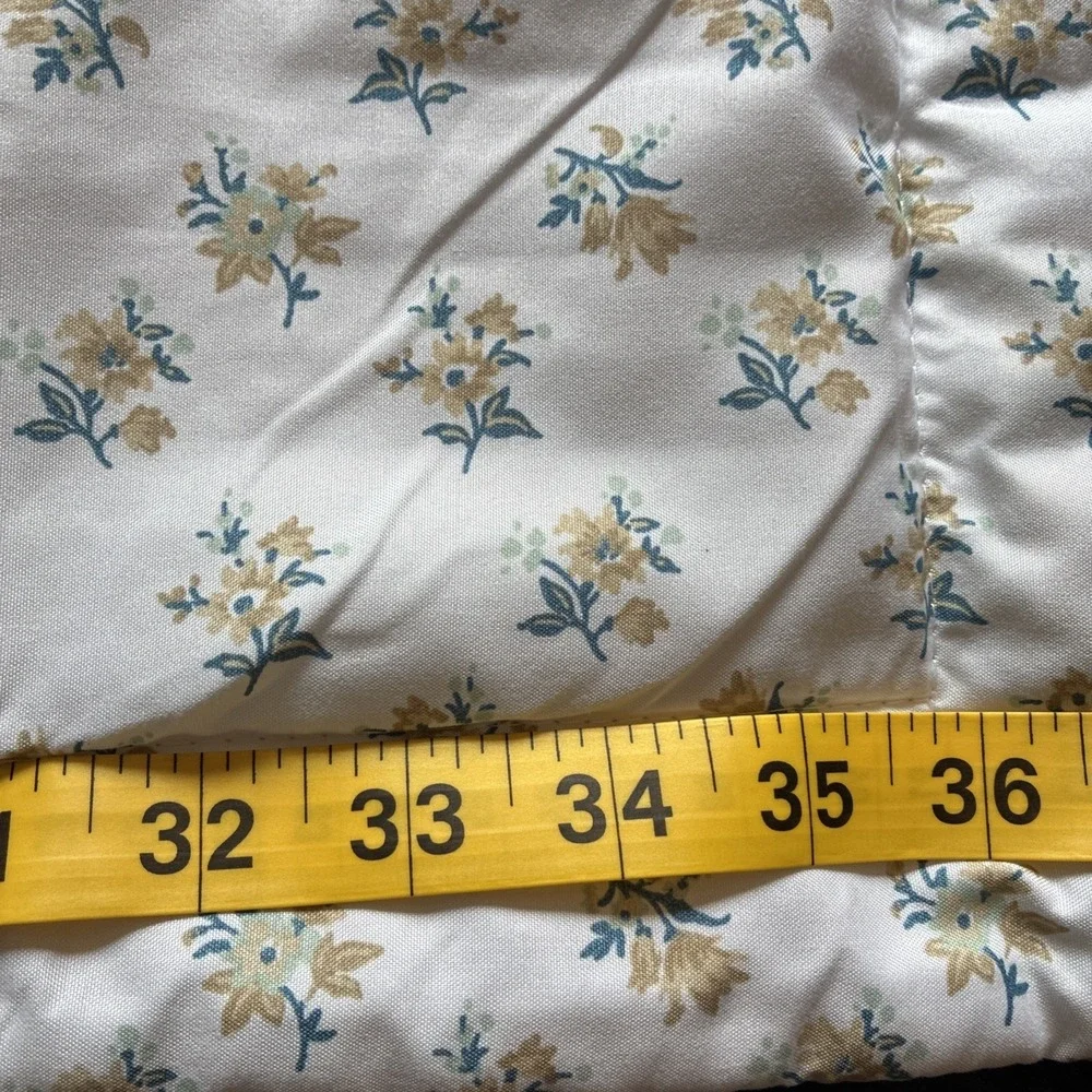 Martha Stewart Everyday Pair of Floral Pillow Shams 20X36 Inches